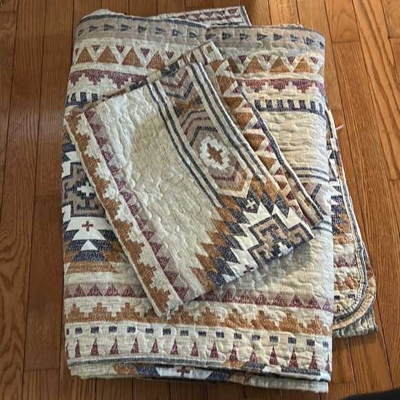 Unbranded Bedding Twin Bedspread With Sham 0 Polyester No Stains